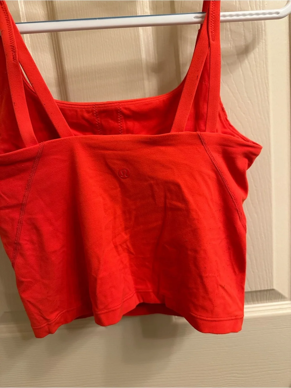 lululemon athletica Bright Red Square-Neck Tank